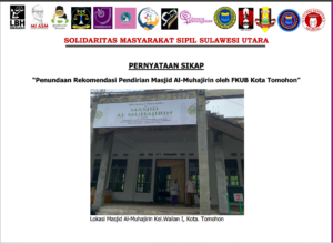 Pernyataan Sikap Solidaritas Masyarakat Sipil Sulawesi Utara
